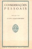 Consideraes Pessoais - Adolfo Casais Monteiro