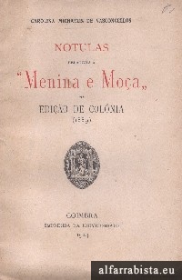 Ntulas relativas  "Menina e Moa" na edio de colnia (1559)